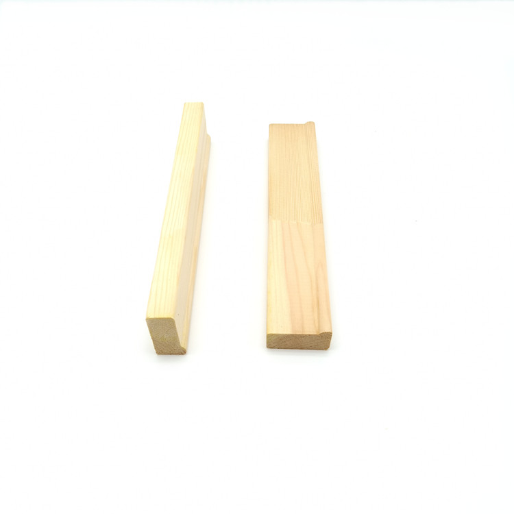 Standard stretcher bar 3/4 with Round arc 3m length raw moulding , <a href=https://www.stretcherbarfactory.com/product/products-4-99990.html target='_blank'>Picture Frame</a> moulding