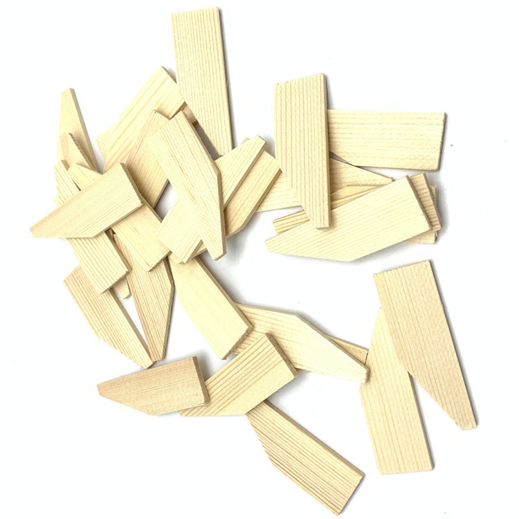 4mm thick pine wood wedges, wood key for frame