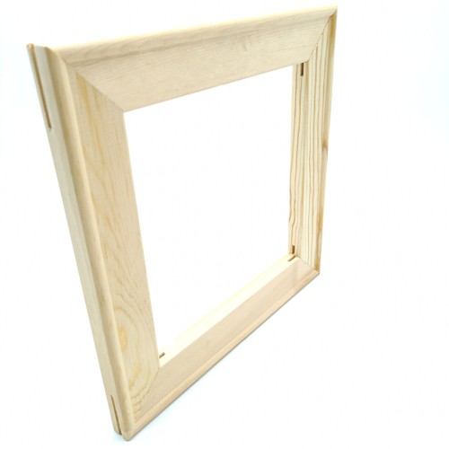  17mm*38mm round edge canvas frame with tongue and groove