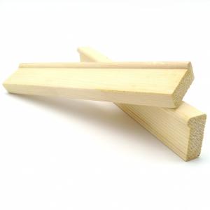 Standard stretcher bar 3/4 with Round arc 3m length raw moulding , picture frame moulding