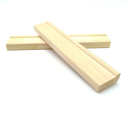 Standard stretcher bar 3/4 with Round arc 3m length raw moulding , picture frame moulding